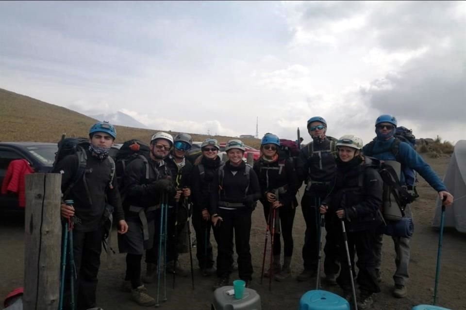 Durante su ascenso al Iztaccíhatl