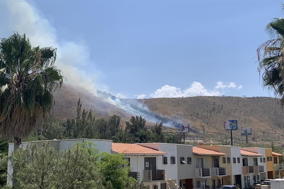 El área afectada fue de 4 hectáreas de pastizal.