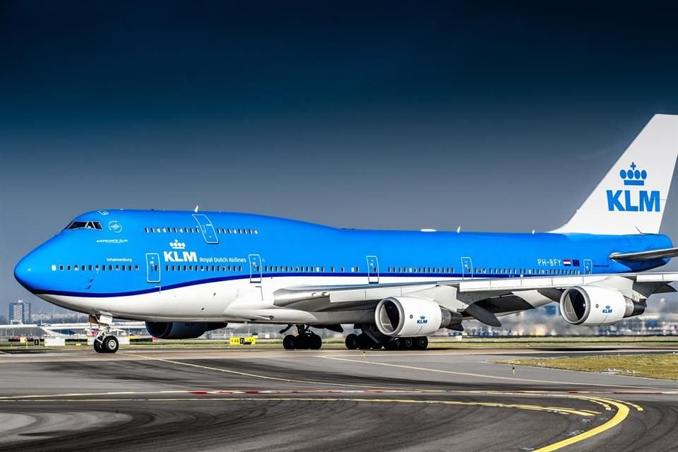 KLM anunció que este sábado se llevaría a cabo el último vuelo de su Boeing 747-400 en la ruta Ámsterdam-CDMX.