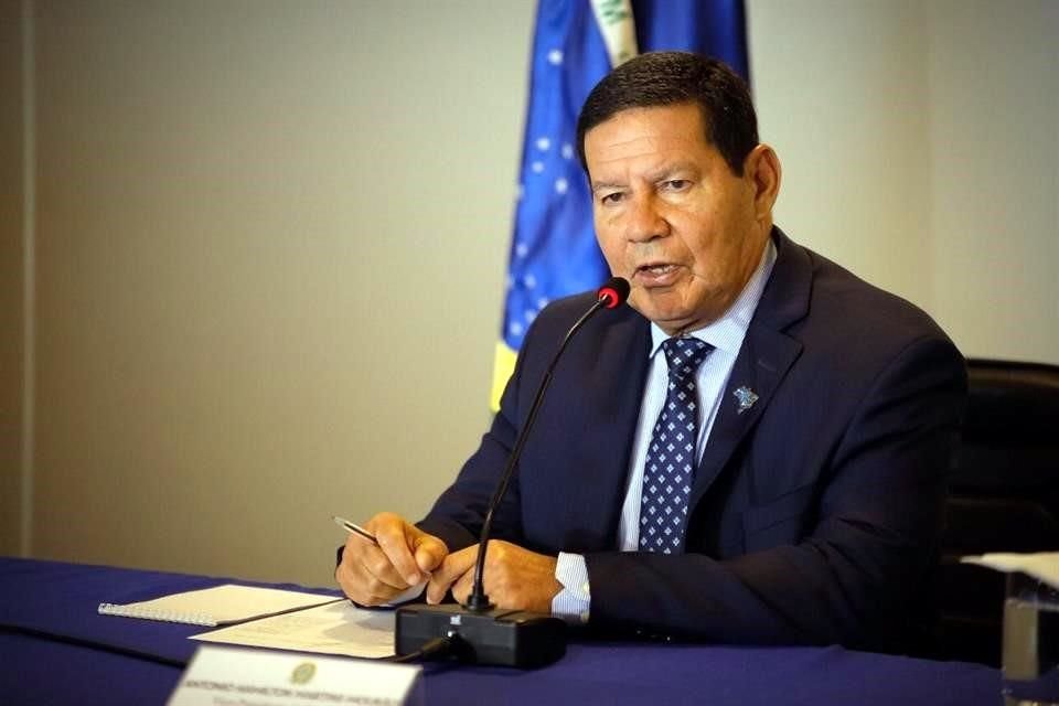 El vicepresidente de Brasil y ex general, Hamilton Mourão.