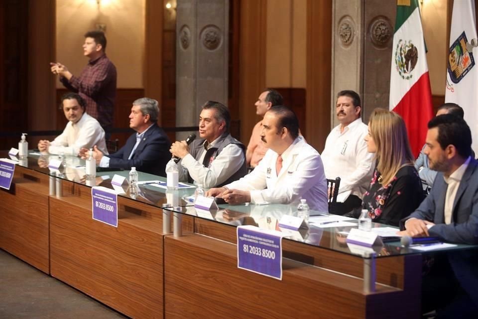 El Gobierno estatal y la Iniciativa Privada anunciaron el plan alimentario para familias vulnerables por la pandemia del coronavirus.