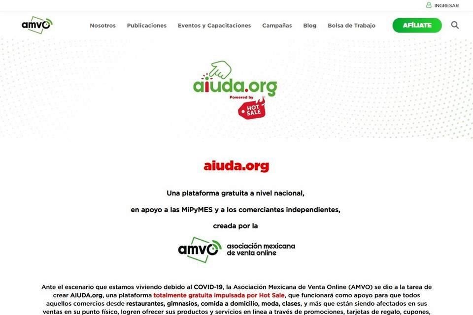 AIUDA.org funcionará como una bolsa de trabajo en línea, mediante la cual las empresas podrán publicar sus vacantes.