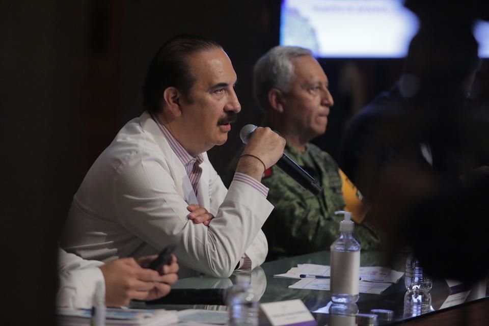 Manuel de la O, Secretario de Salud del Estado.