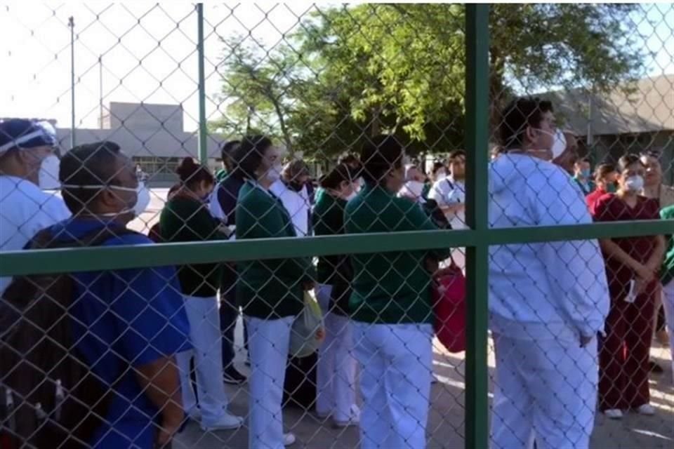 Los trabajadores urgen insumos para protegerse del Covid-19.