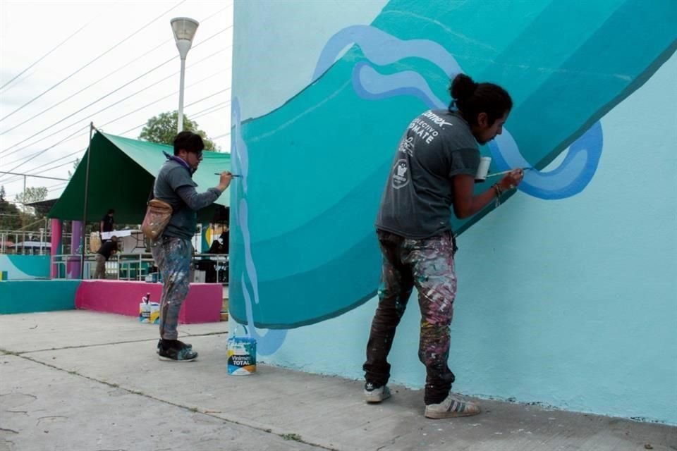 En la CDMX, recientemente se han realizado 150 murales en Iztapalapa.