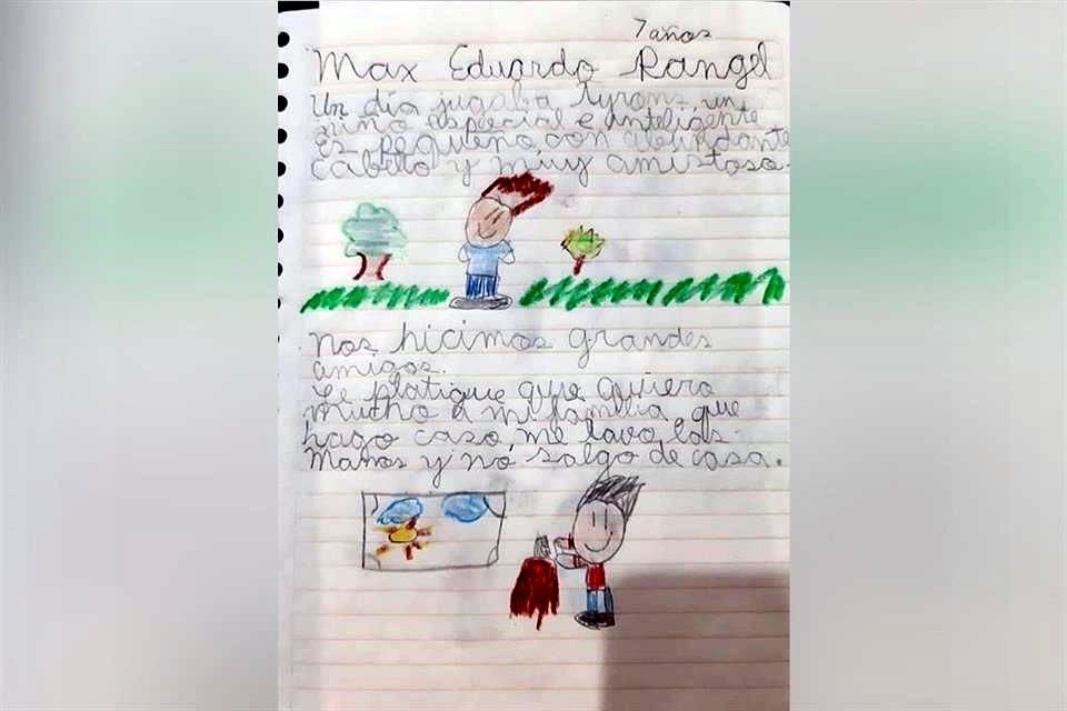Max Eduardo de 7 años cuenta la historia de su amigo 'Tayron'.