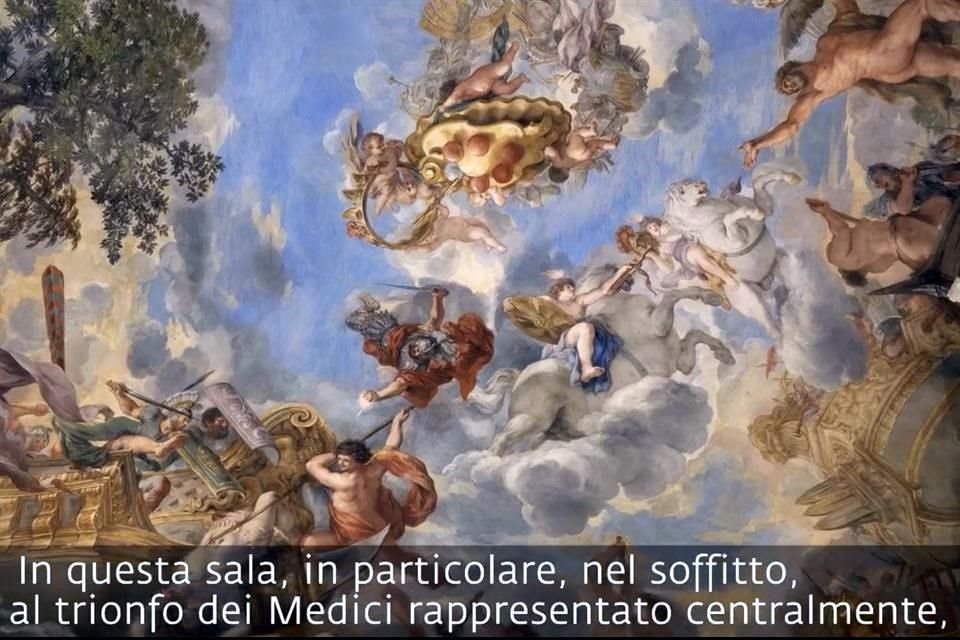 Además de ofrecer datos de la obra de Murillo, la especialista Alejandra Micheli da detalles sobre este mural del Palacio Pitti.