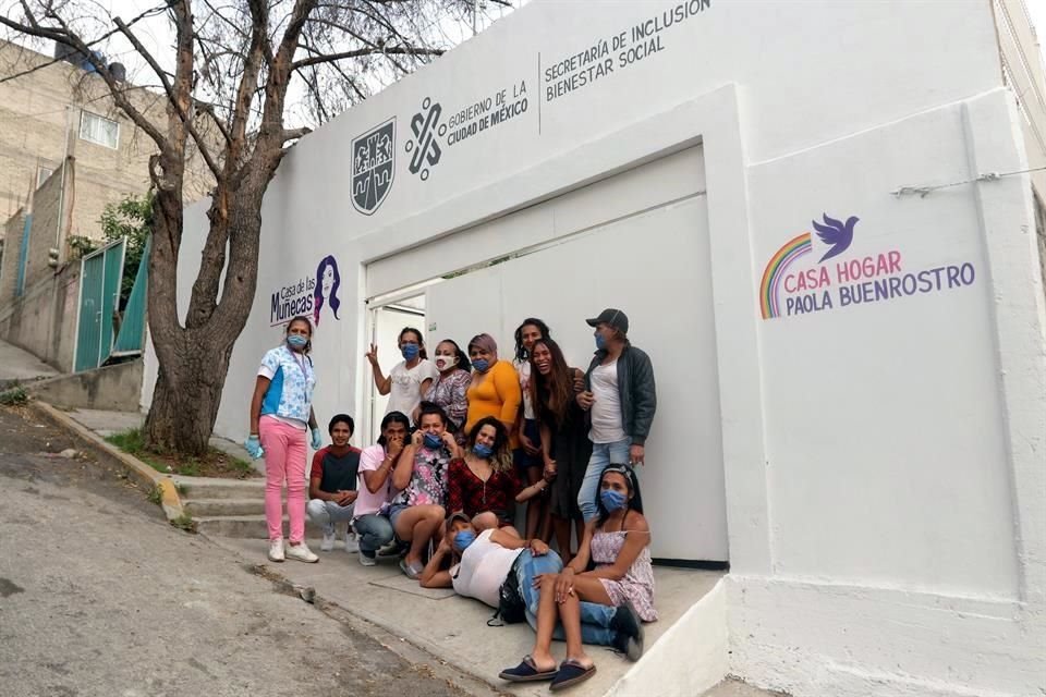 Un total de 13 mujeres transgénero dedicadas al trabajo sexual están albergadas en la Casa Hogar Paola Buenrostro, ubicada en Gustavo A. Madero.