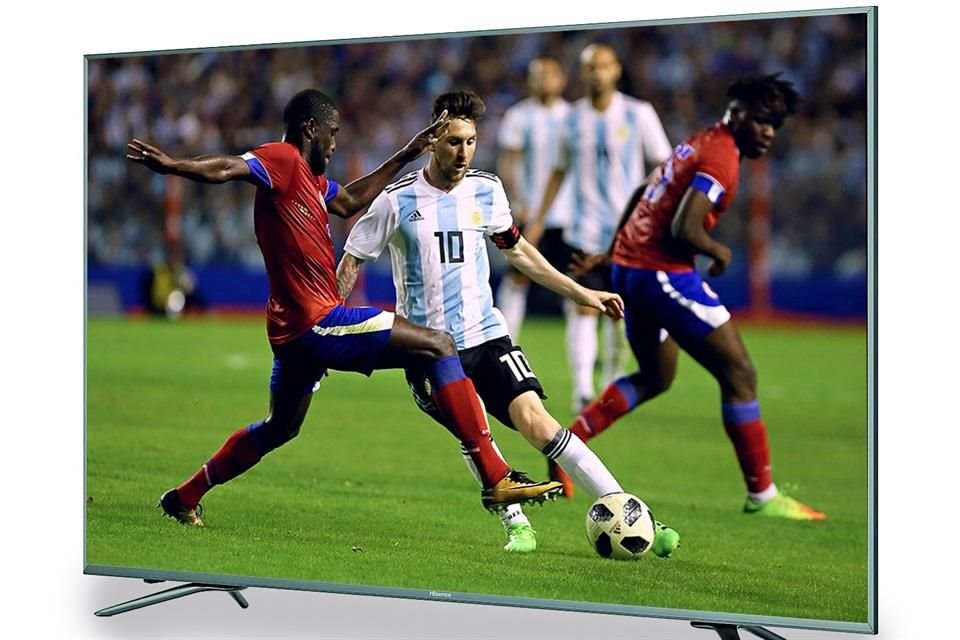 Ve 30 partidos en 4K y sin costo con la app de Hisense, disponible en la pantalla 55H9D, que además es compatible con formatos HDR 10.