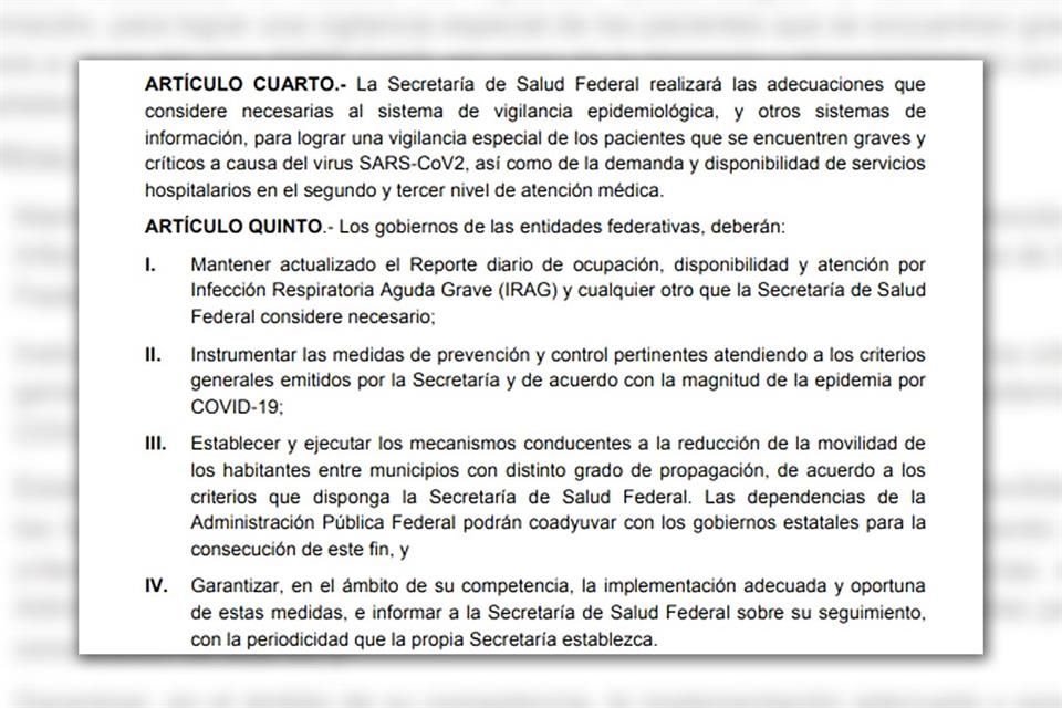 ACUERDO por el que se modifica el similar por el que se establecen acciones extraordinarias para atender la emergencia sanitaria generada por el virus SARS-CoV2.