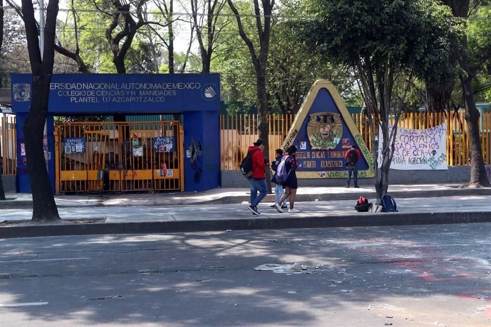 El plantel fue tomado por paristas para demandar seguridad.