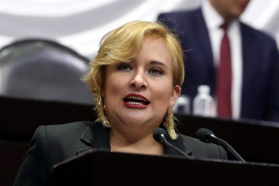 Mónica Bautista, secretaria de la Mesa Directiva de la Cámara de Diputados.