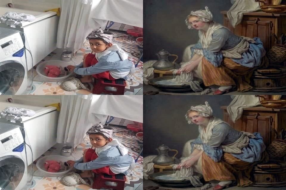 'The Laundress' (La Lavandera) Jean-Baptiste Greuze, 1971 @elizabethcuervoariza