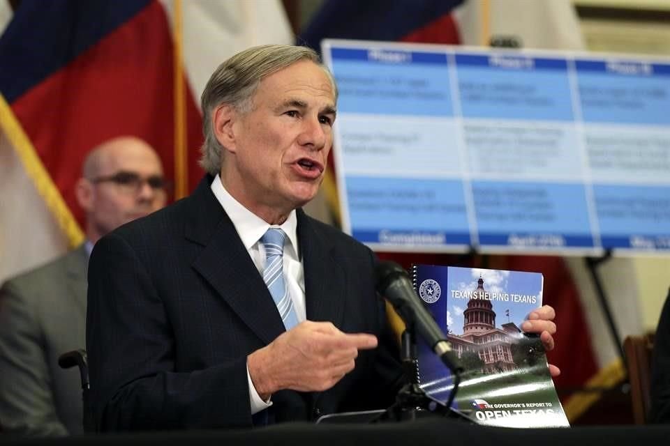 Greg Abbott, Gobernador de Texas.