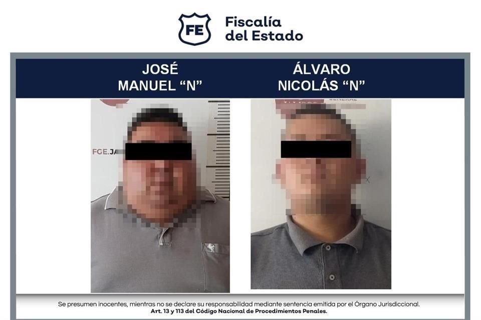 José Manuel y Álvaro Nicolás, detenidos por robo de un taxi.