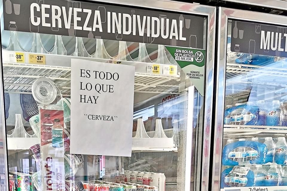 Encontrar cerveza en el área metropolitana ya es una misión imposible.