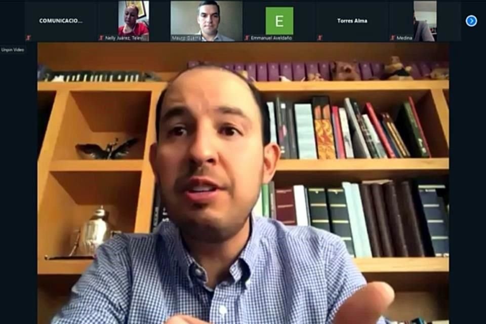 El líder nacional del PAN, Marko Cortés, hizo la petición.