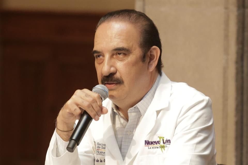 Manuel de la O, Secretario de Salud del Estado.