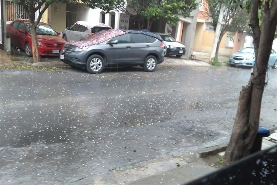 A las 16:40 horas, fuertes vientos originaron cortes  de la energía eléctrica en colonias al oriente de San Nicolás, como Villa Luis, Los Reales y la Estancia.