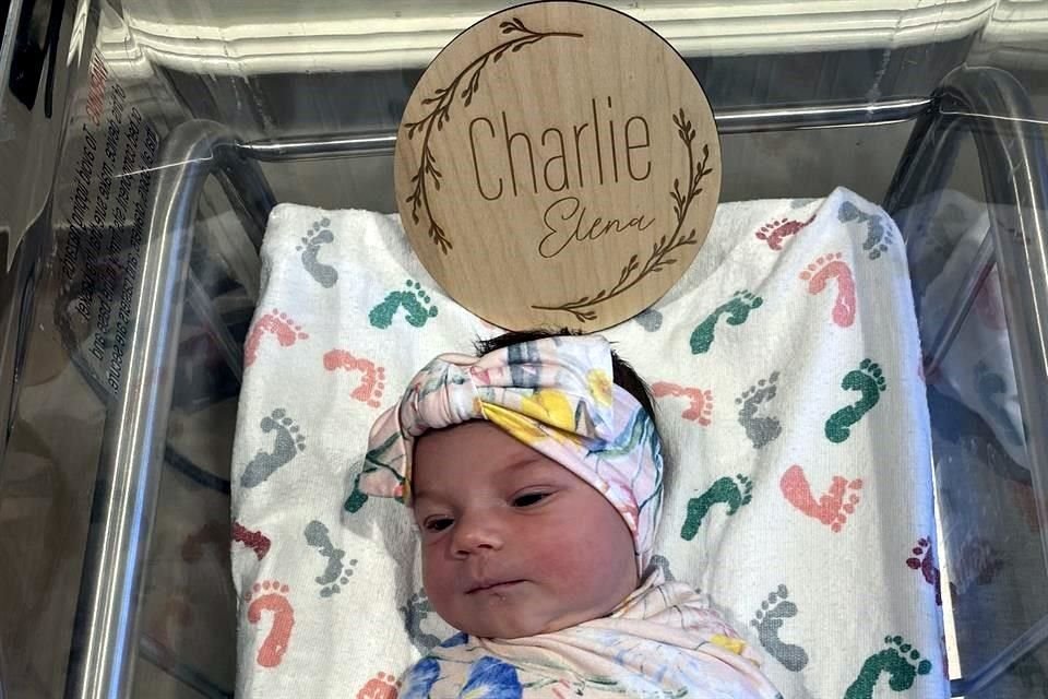 La hija de Morgan y Carrasco nació el 7 de mayo.