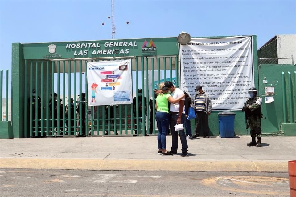 Aspecto del Hospital General Las Américas, en Ecatepec.