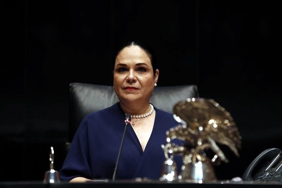 Mónica Fernández, presidenta del Senado.