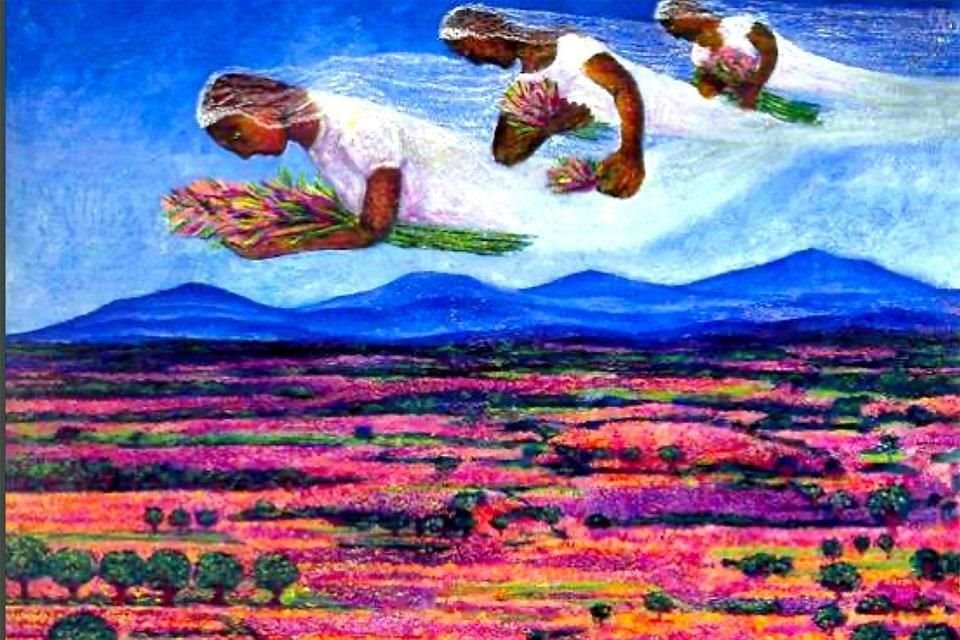 Fragmento de una obra de Rodolfo Morales