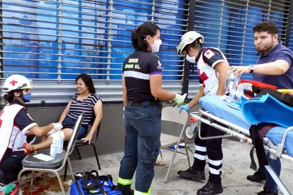 Un hombre y una mujer resultaron lesionados y fueron trasladados a los hospitales Universitario y Muguerza Conchita.