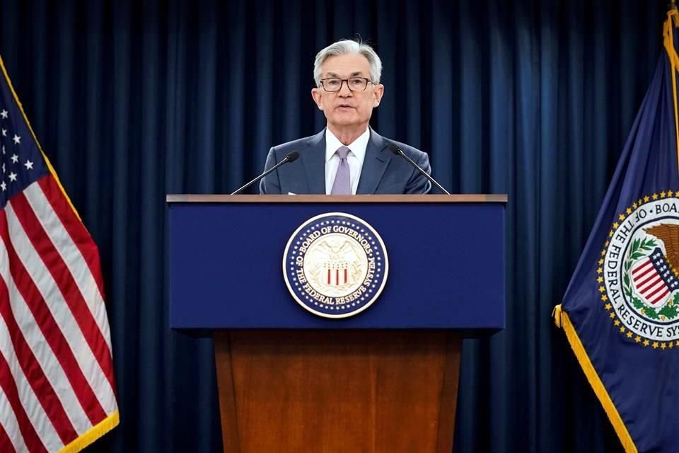 Jerome Powell, presidente de la Reserva Federal estadounidense.