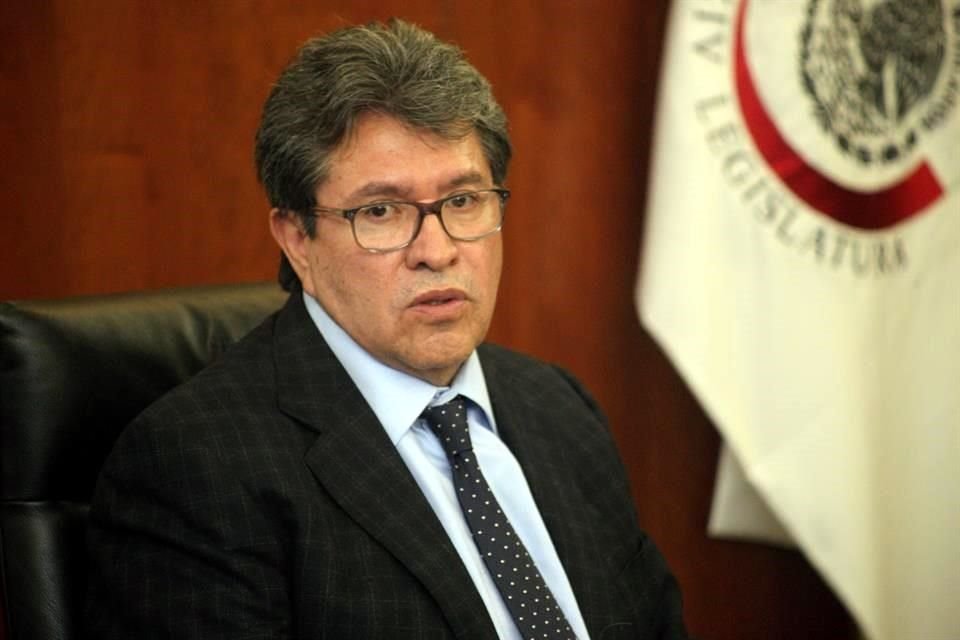 Ricardo Monreal es coordinador de la bancada de Morena en el Senado.