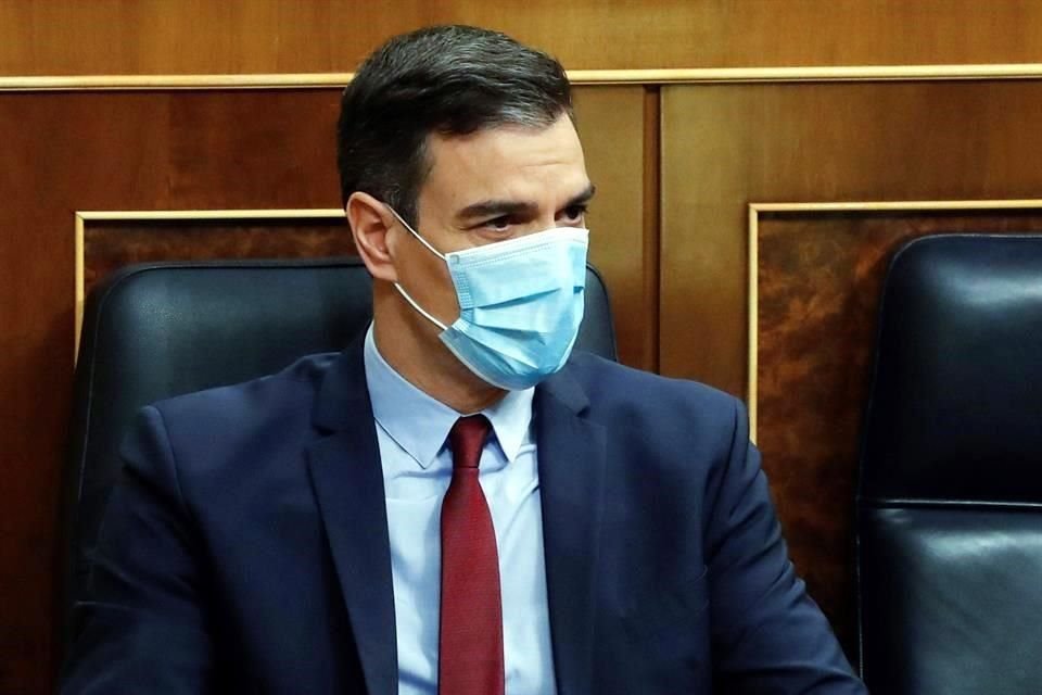 El presidente del Gobierno español, Pedro Sánchez, durante la sesión del Congreso este miércoles.