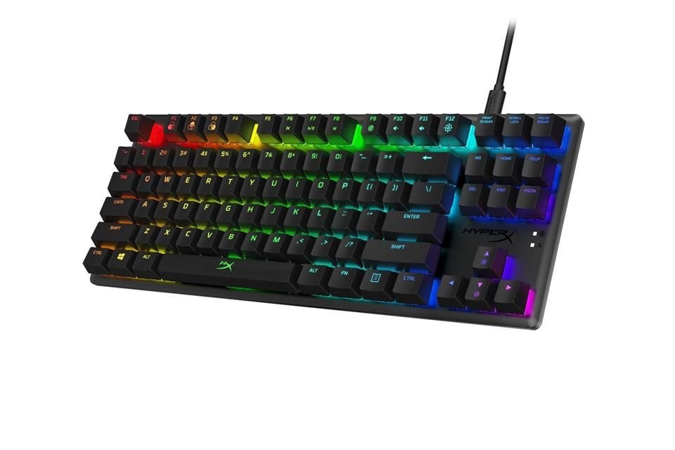 Con los interruptores Aqua del nuevo teclado HyperX Alloy Origins Core, los jugadores experimentarán una sensación distinta en cada tecleo.