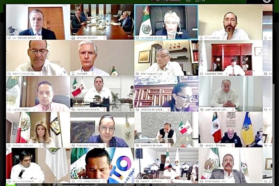 Los Gobernadores tuvieron ayer un encuentro virtual con la titular de Gobernación.