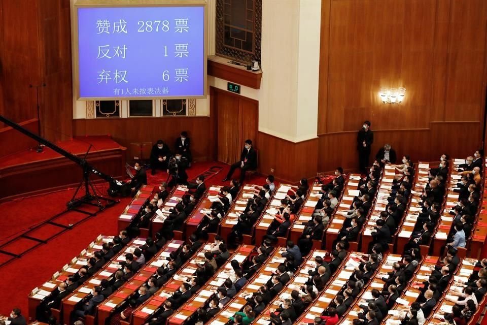 Instalaciones de la Asamblea Nacional Popular de China.