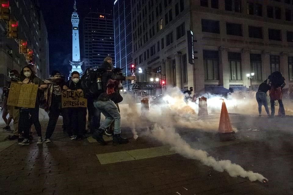 En Indianápolis, la Policía indaga una balacera que dejó una persona muerta, en marco de las protestas.