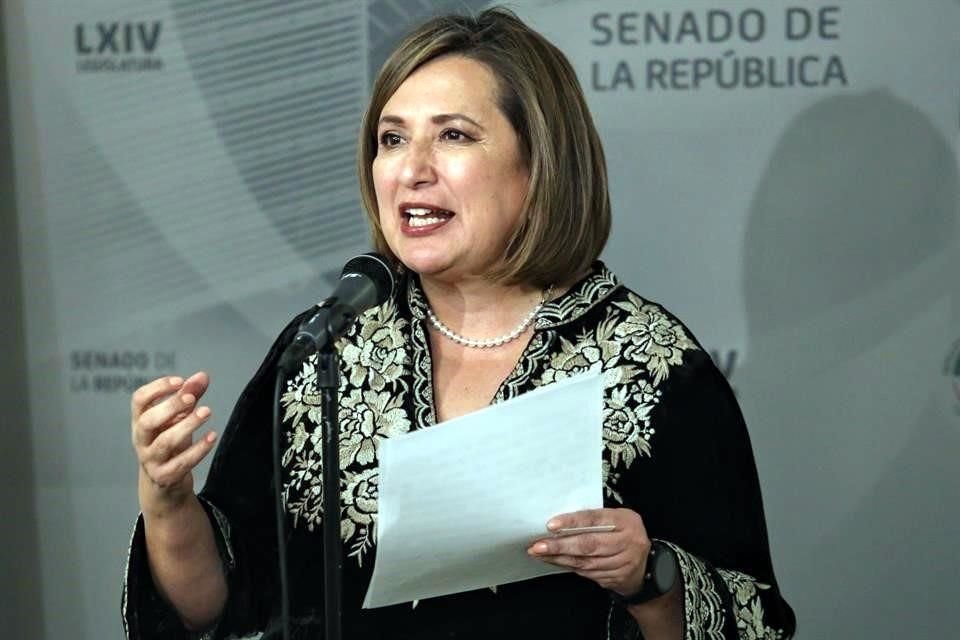 'No es un gabinete que escuche argumentos técnicos', dijo Xóchitl Gálvez, senadora del PAN.