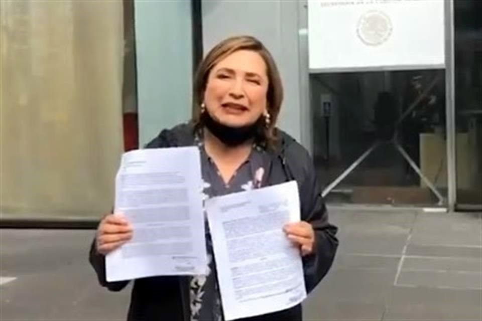 La senadora panista informó en redes sociales, a través de un video, sobre la presentación de la denuncia.