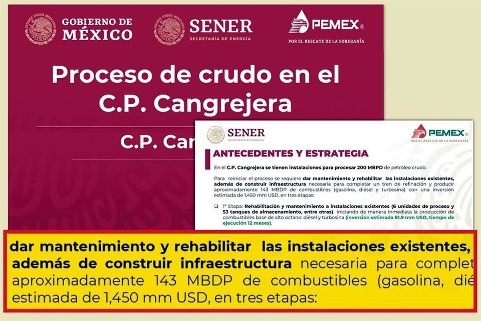 La propuesta para reactivar la Cangrejera está fechada en abril.