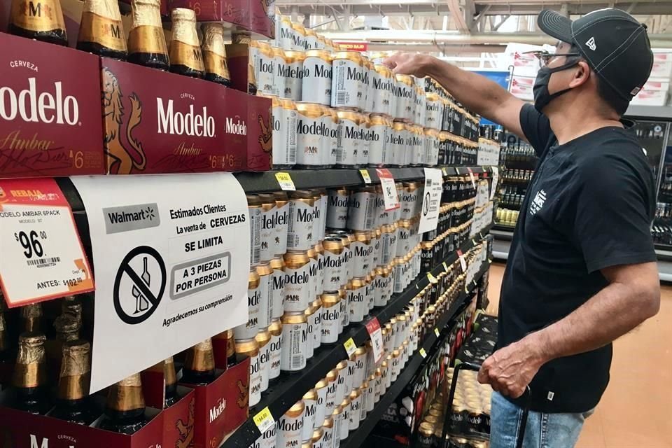 La prohibición de venta de alcohol durará dos días enteros.