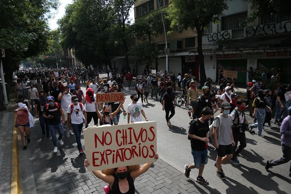 El sábado, a la exigencia de justicia por la muerte de Giovanni López se agregó la de liberar a los detenidos durante las protestas previas.