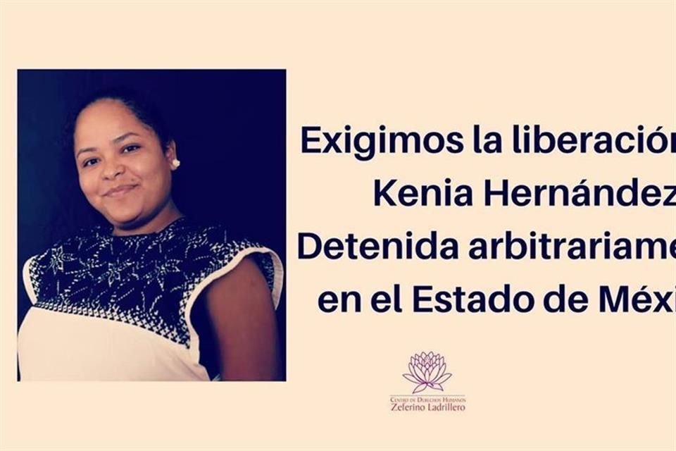 Kenia, fue detenida ayer por la noche en la caseta de cobro identificada como La Hortaliza, en la carretera Toluca-Valle de Bravo.