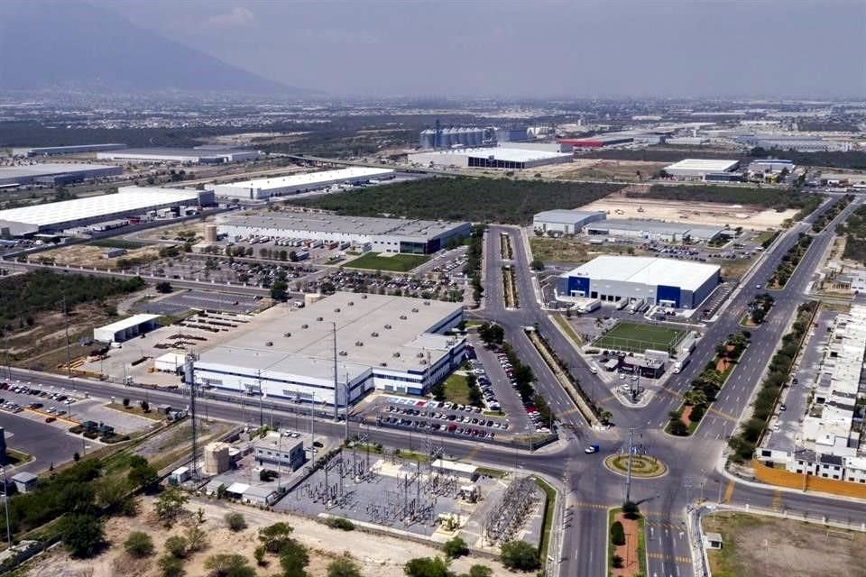 Parque industrial de Finsa en Guadalupe, Nuevo León.