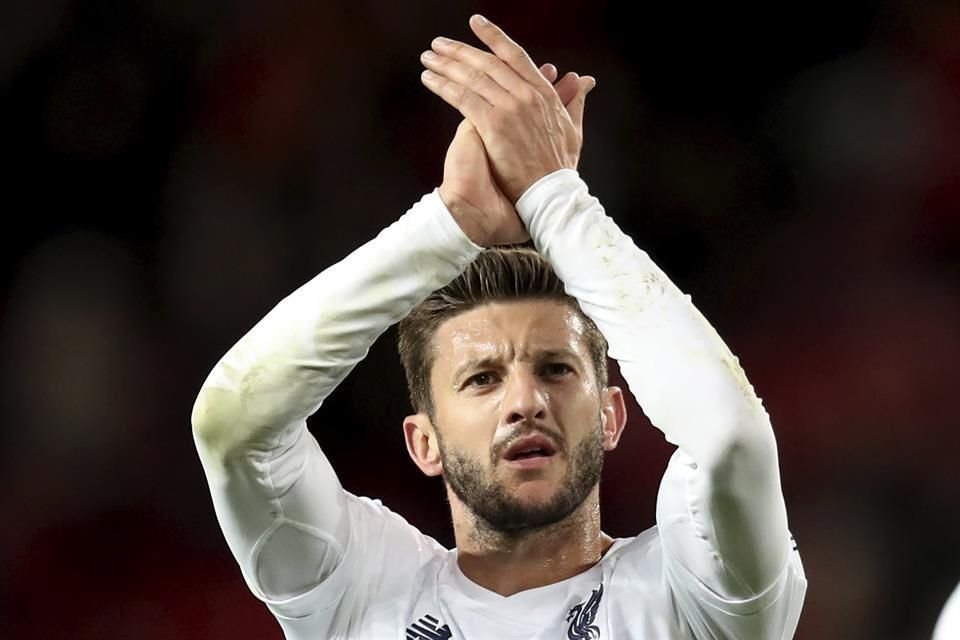 Adam Lallana agradece al equipo.