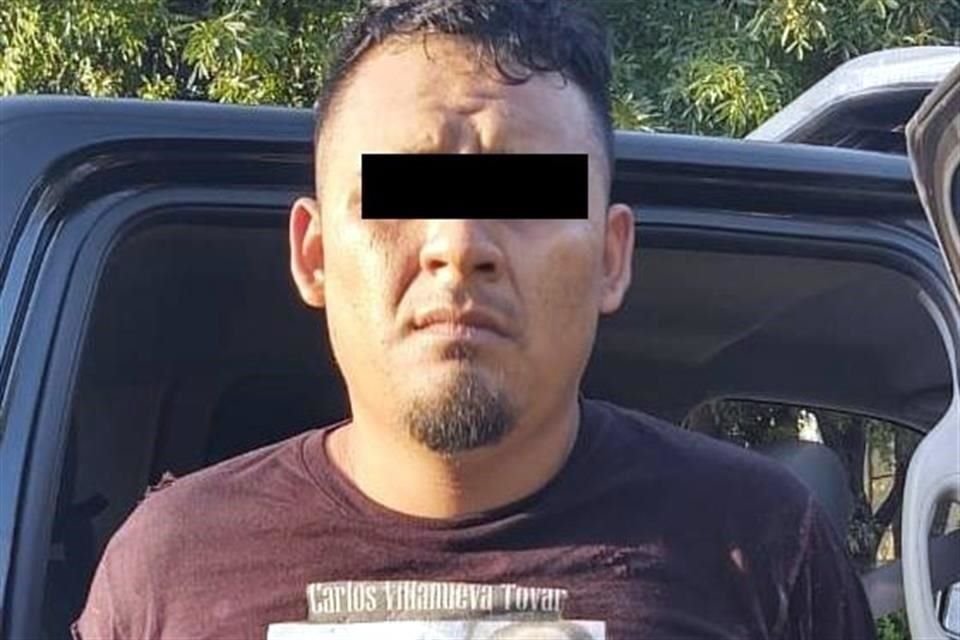 Édgar Adrián L., de 31 años, fue detenido alrededor de las 8:30 horas en el cruce de Mar Negro y Golfo Pérsico, en el Fraccionamiento Bernardo Reyes.