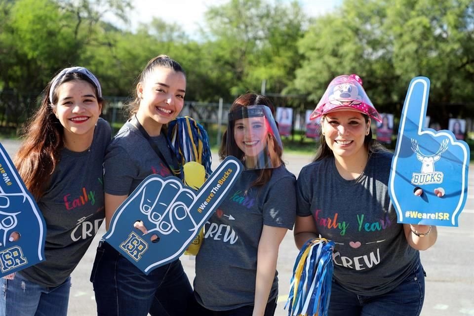 Anaid Martínez, Mafer Garza, Anneth Martínez y Lupita Vera