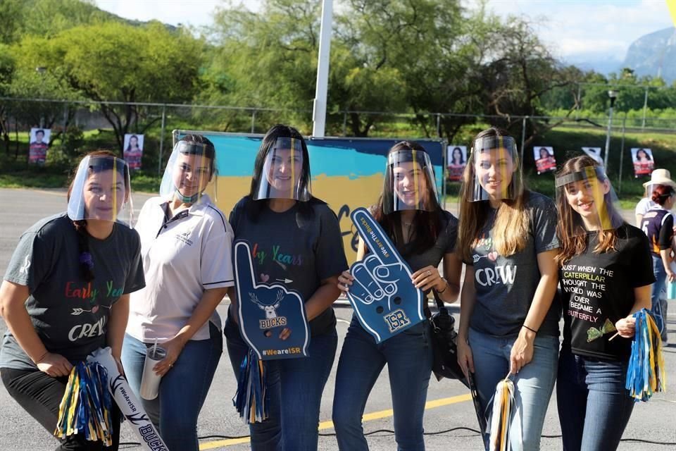 Nadia Molina, Karla Martínez, Alejandra Olguín, Midory Páez, Geomara Cantú y Mariana Montemayor