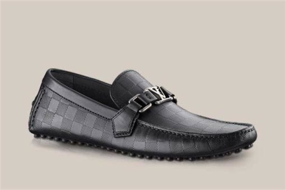 Louis Vuitton LV Moda Hombres Cosido A Mano Mocasines De Cuero