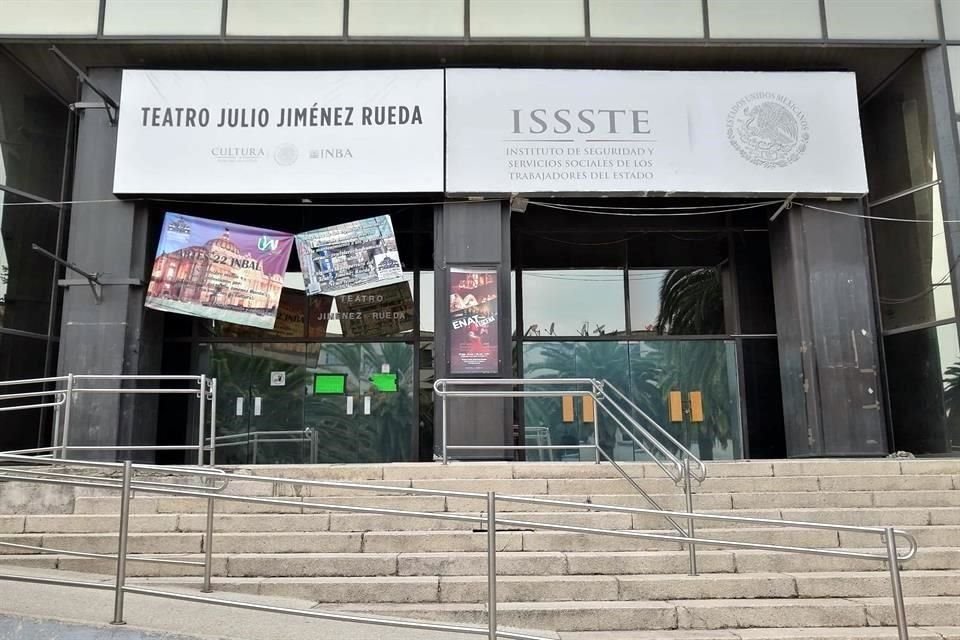 El Teatro Julio Jiménez Rueda fue cerrado desde los sismos de septiembre de 2017.