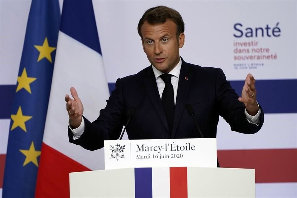 El Presidente de Francia, Emmanuel Macron.