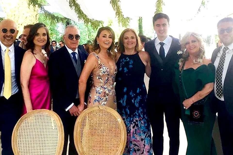 Durante la recepción.